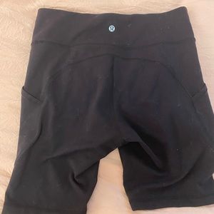 Lululemon Bike Short with pockets